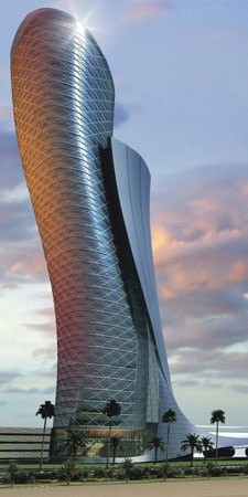 Photo:  Capital Gate in Abu Dhabi 